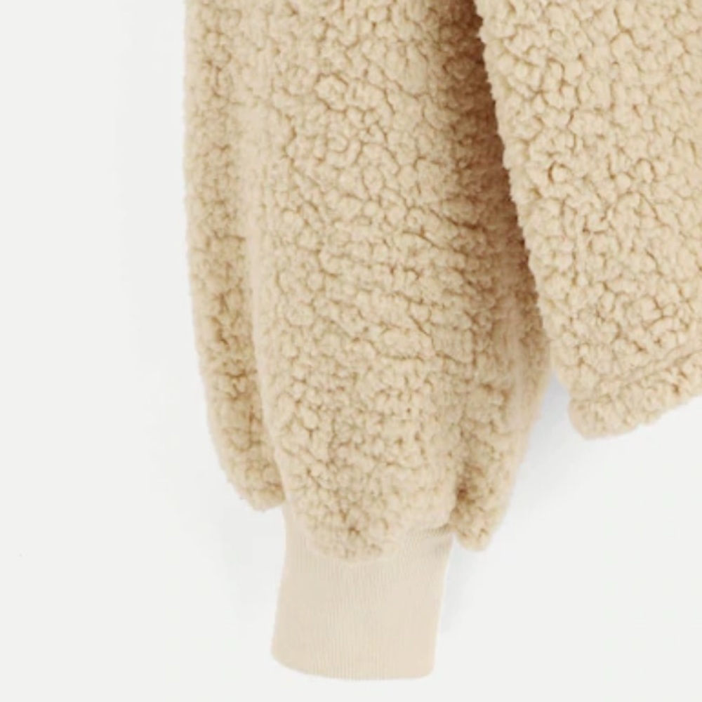 LAST ONE SALE HOST PICK Mock Neck Teddy Sweater - Picture 3 of 8